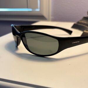 Carrera Black Wraparound Sunglasses